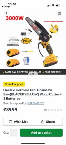 Mini chainsaw battery charger - mini,