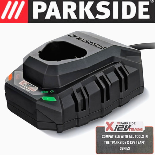 Parkside 12v charger - for, 2ah