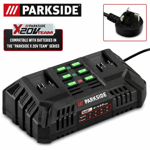Parkside 20v dual quick - 4.5a,