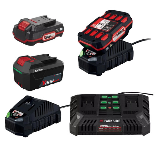 Parkside 20v 2ah 4ah - 2ah, /