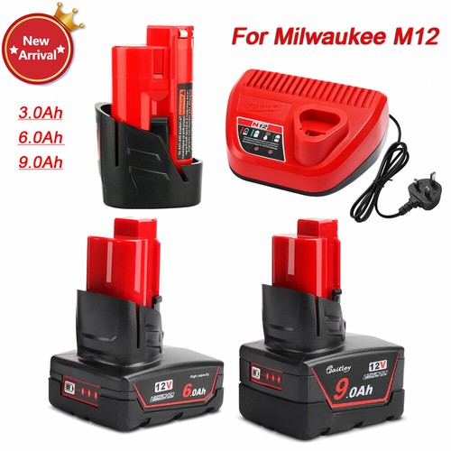 12v for milwaukee - 3a/6a/9a,
